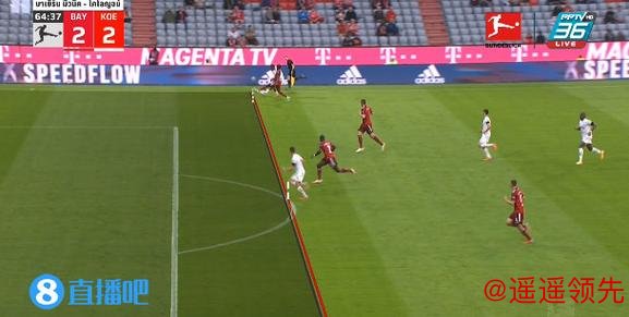 德甲-格纳布里两球莱万破门 拜仁客场大胜科隆