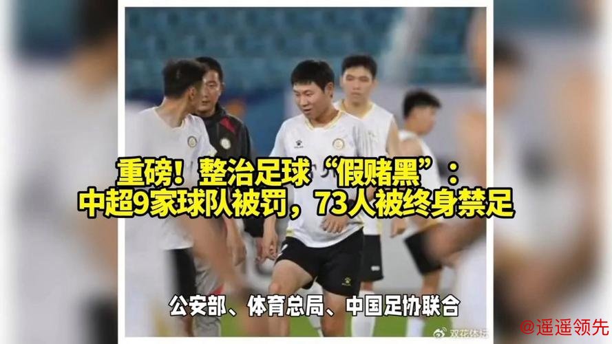 足坛“反赌扫黑”落下重锤：中超九支球队新赛季遭罚分，73人终身禁足